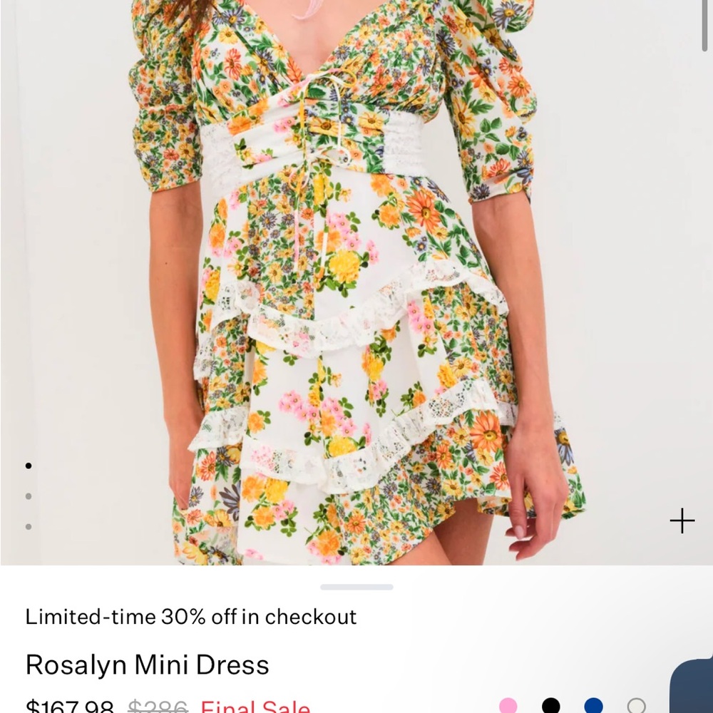 Floral Rosalyn Mini Dress